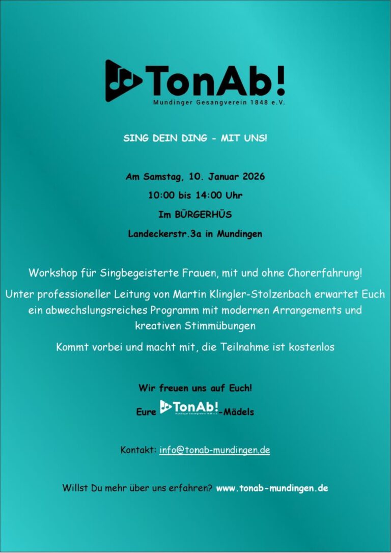 Workshop am 10.01.2026